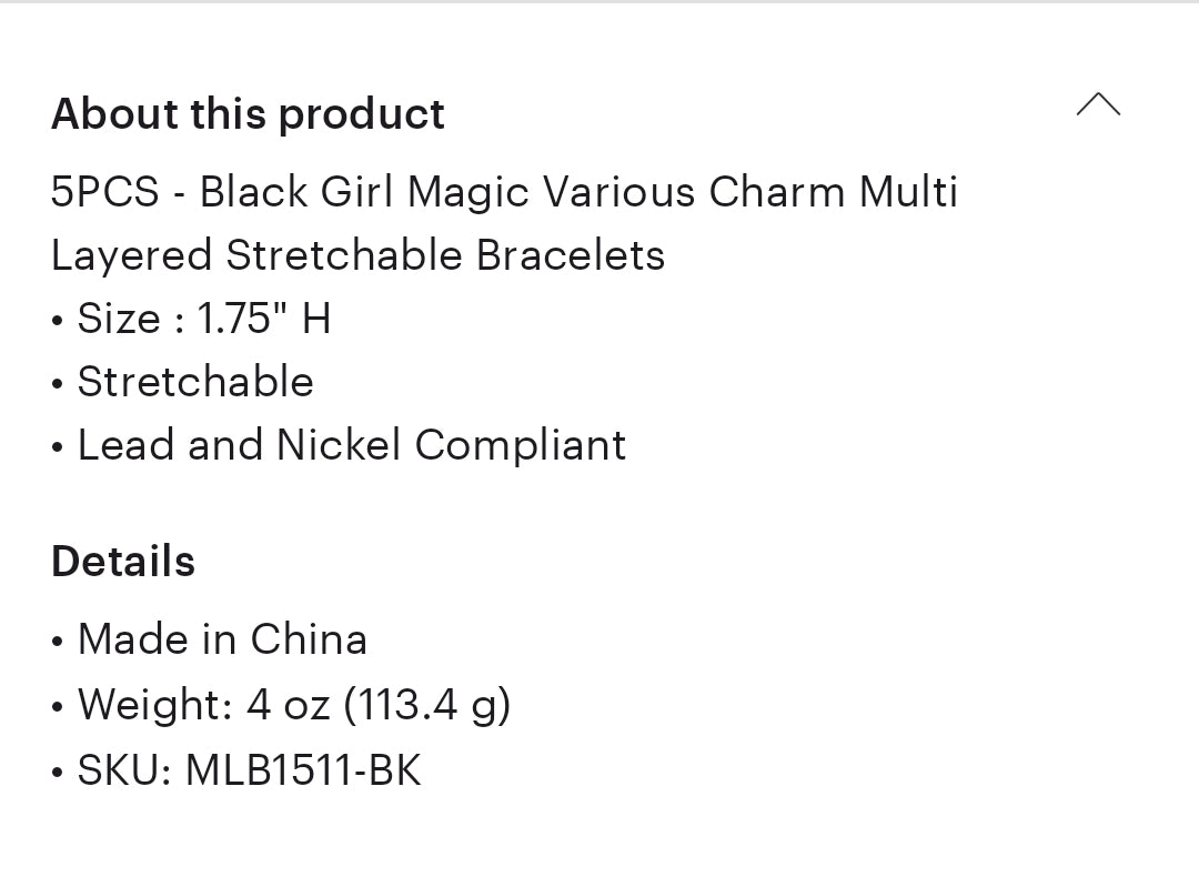 Black Girl Magic Bracelet- Pre-Order