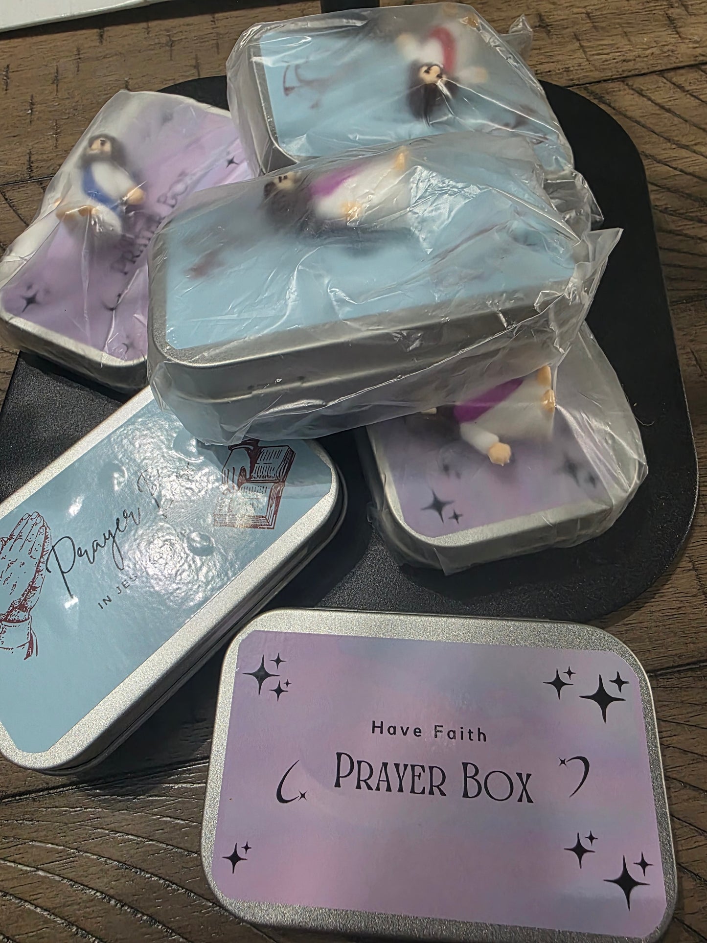 Prayer Box – A Pocket of Faith and Strength- "Purple"