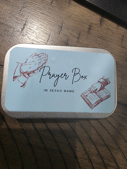 Prayer Box – A Pocket of Faith and Strength- "Blue"